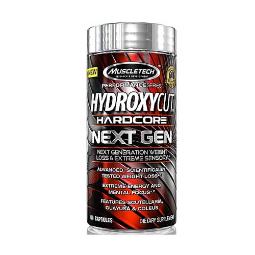 MuscleTech Hydroxycut Hardcore NextGen 100 Capsule on Acacia World