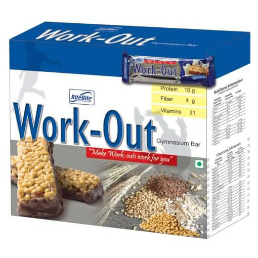RiteBite Work-Out Pack of 6-Unflavoured on Acacia World