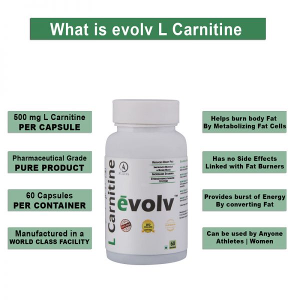 Acacia evolv L Carnitine 60 capsules-1151