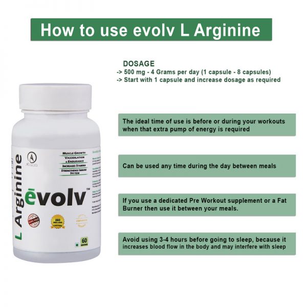 Acacia evolv L Arginine 60 capsules-1154