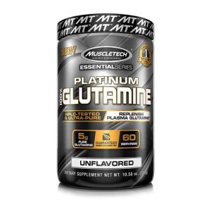 MuscleTech Platinum 100% Glutamine 302 G (Imported)