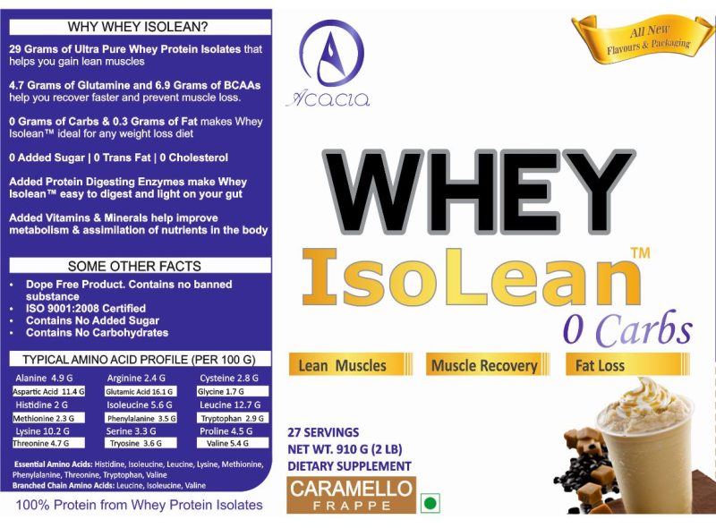 Buy Acacia Whey IsoLean™ 0 Carbs