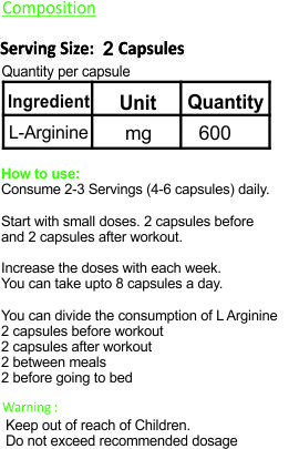 evolv-L-Arginine-supplement-facts