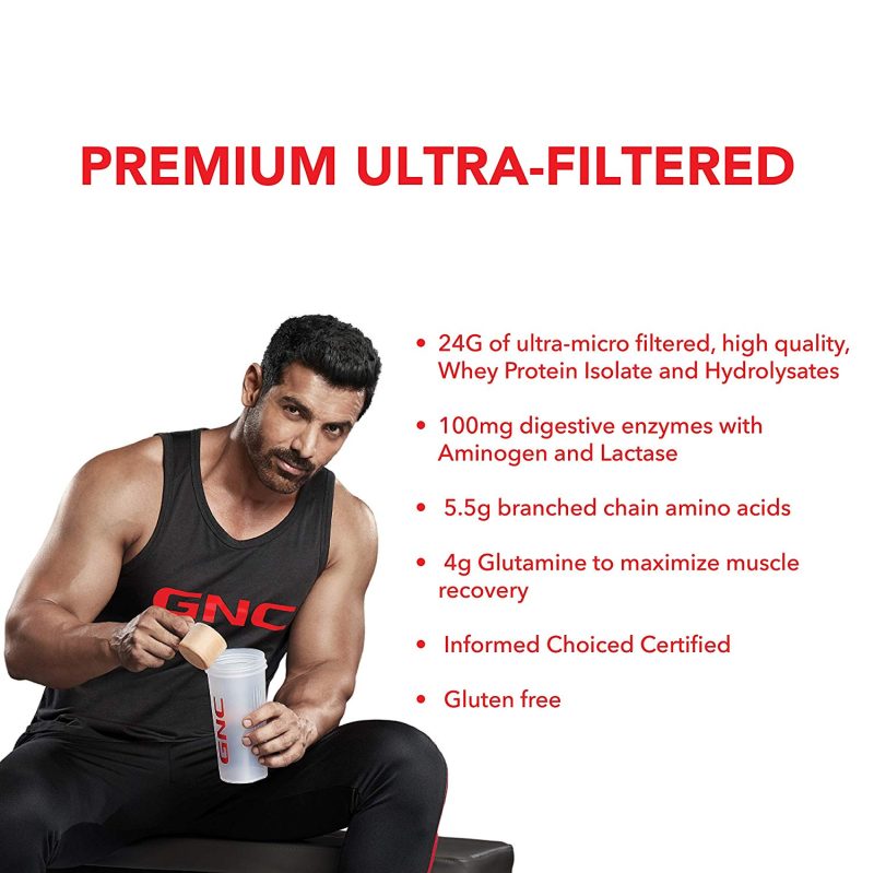 GNC AMP Gold Whey john abraham