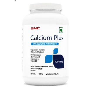 GNC Calcium Plus with Magnesium and Vitamin D3 180 TAB