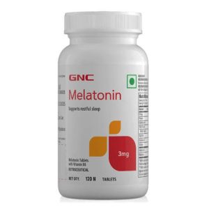 GNC Melatonin 3MG With Vitamin B6 Tablets
