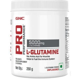 GNC Pro Performance L-Glutamine 250G Unflavored
