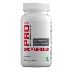 GNC Pro Performance Zinc Magnesium Amino (ZMA) Complex 60 Tablets