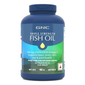 GNC Triple Strength Fish Oil 60 Softgel