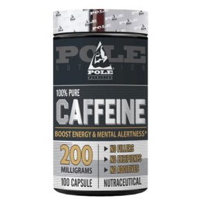 Pole Nutrition Caffeine 200 mg 100 Capsules