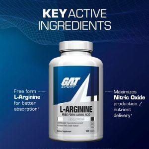 GAT L-Arginine free-form amino acid supplement