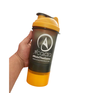 Acacia Shaker Bottle with Double Cup 500 ML