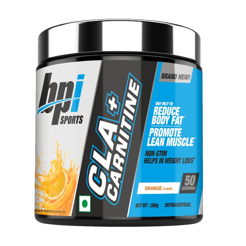 BPI Sports CLA Carnitine Powder 300 G Orange