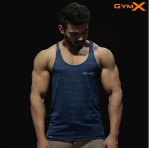 Gym X Vypex Azure Blue Black Stringer