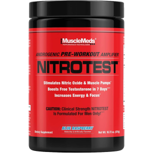 MuscleMeds Nitrotest Androgenic Pre Workout Amplifier 