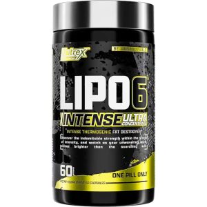 Nutrex Research Lipo 6 Intense Ultra Concentrated Extreme Thermogenic Fat Burner 60 Capsules