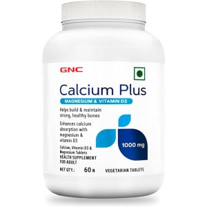 GNC Calcium Plus 1000 MG with Magnesium and Vitamin D3