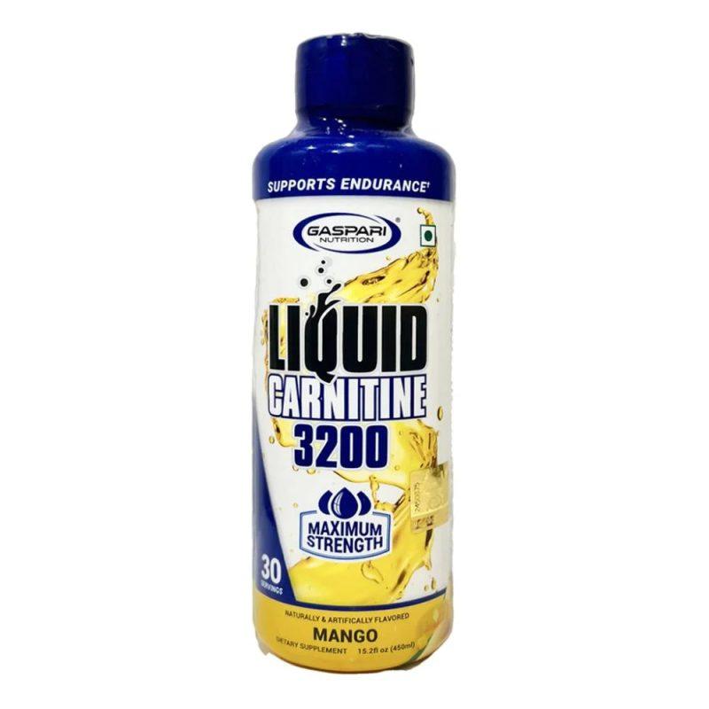 Gaspari Nutrition Liquid L Carnitine 3200 MG 30 Servings