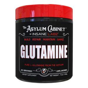 Insane Labz Asylum Cabinet Glutamine Unflavored 40 Serving
