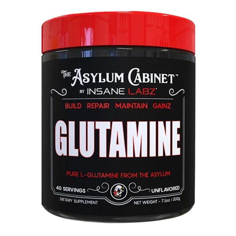 Insane Labz Asylum Cabinet Glutamine Unflavored 40 Serving