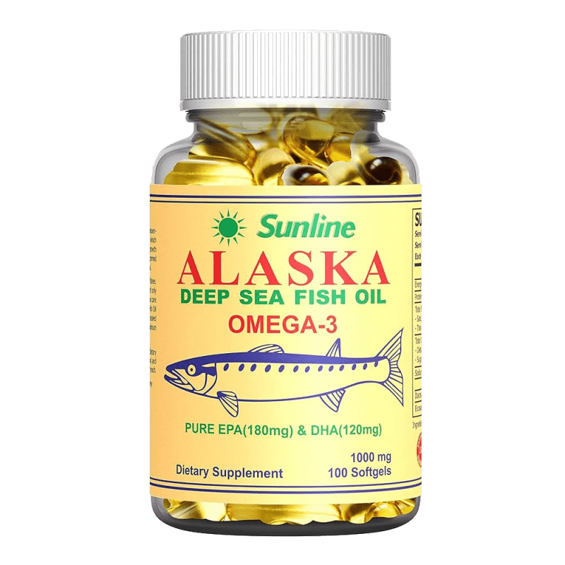 Sunline Alaska Deep Sea Fish Oil 100 Softgels (Official Importer)