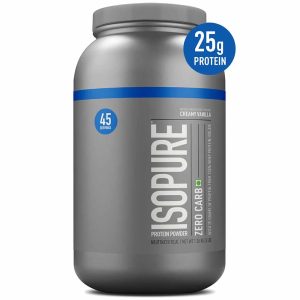 Isopure Low Carb 100% Whey Protein Isolate Powder (Made in USA)