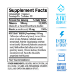 BPI ROXYLEAN 60CAPSULES SUPPLEMENT FACTS