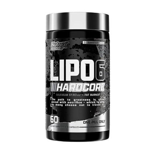 Nutrex Research Lipo6 Hardcore Fat Burner 60 Capsules