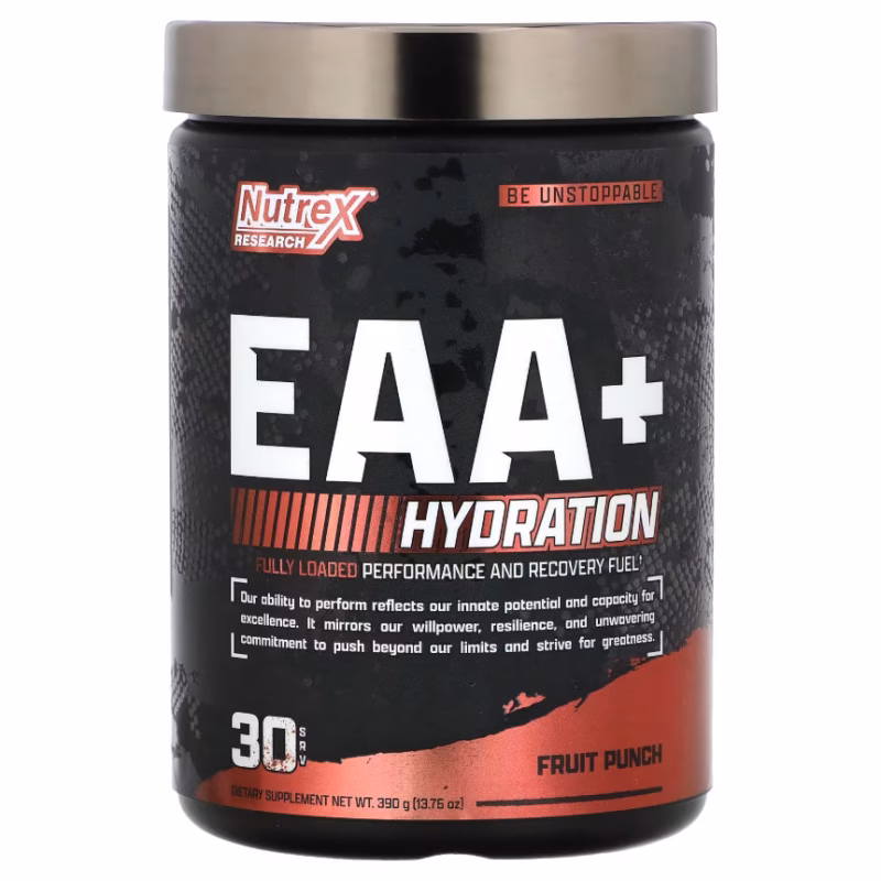 Nutrex-Research-EAA-Hydration-30-Servings-Fruit-Punch Nutrex Research EAA Hydration 30 Servings Fruit Punch